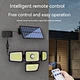 split solar wall lamp